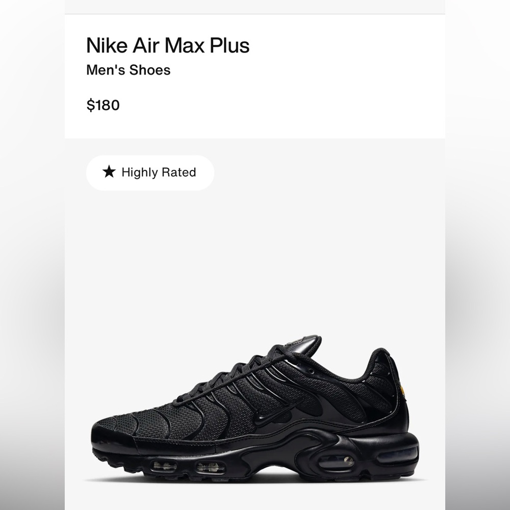 Men’s 10.5 Nike Air Max Plus